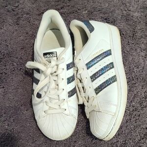 Adidas Superstar Metallic Snake Kids 5 Womens 6.5
